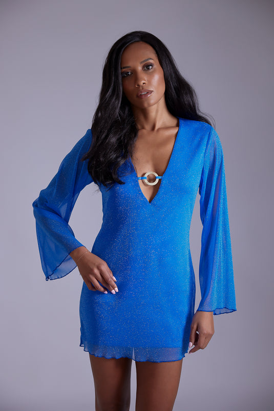 Victoria Beach Dress - Blue