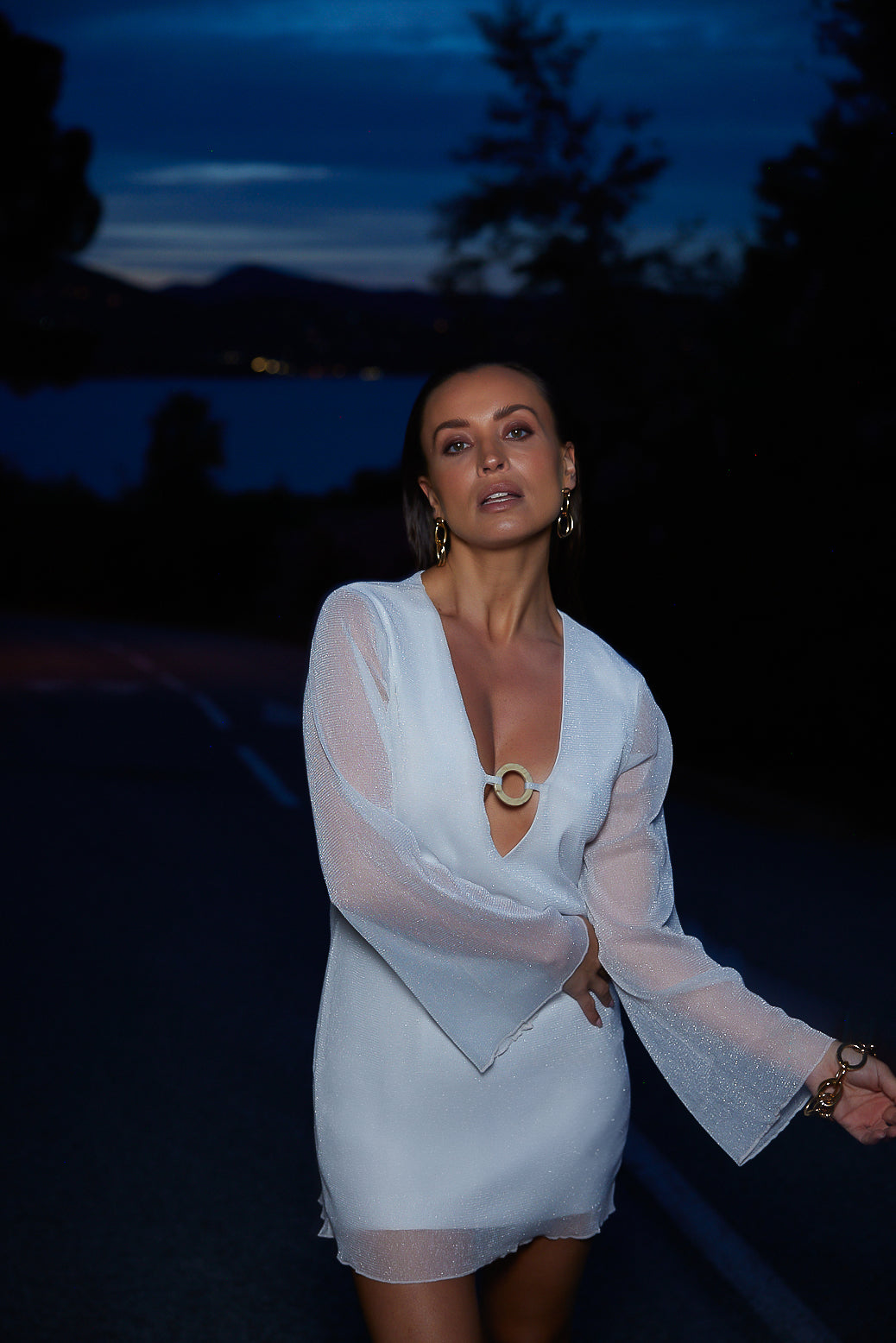 Victoria Beach Dress - White