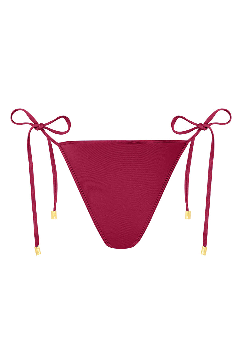 Camille Bottom - Burgundy - Medium Coverage