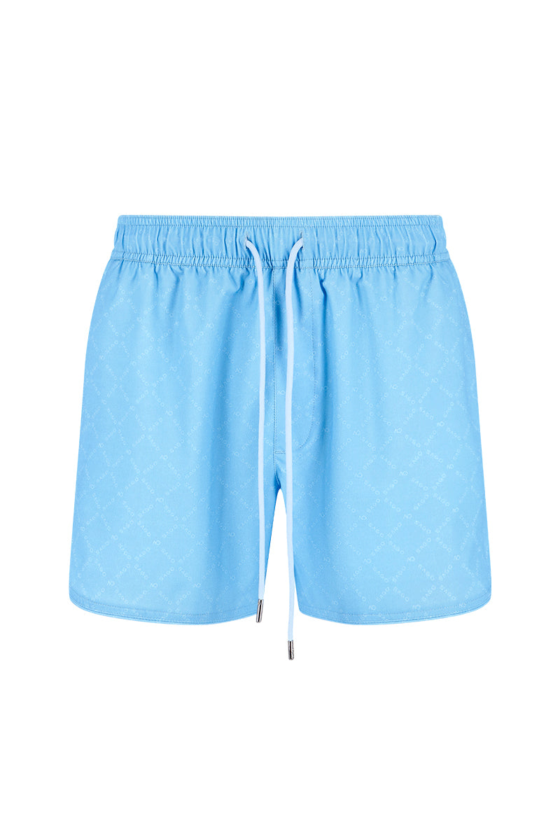 Men Swim Shorts Henry Light Blue Sago Swimwear