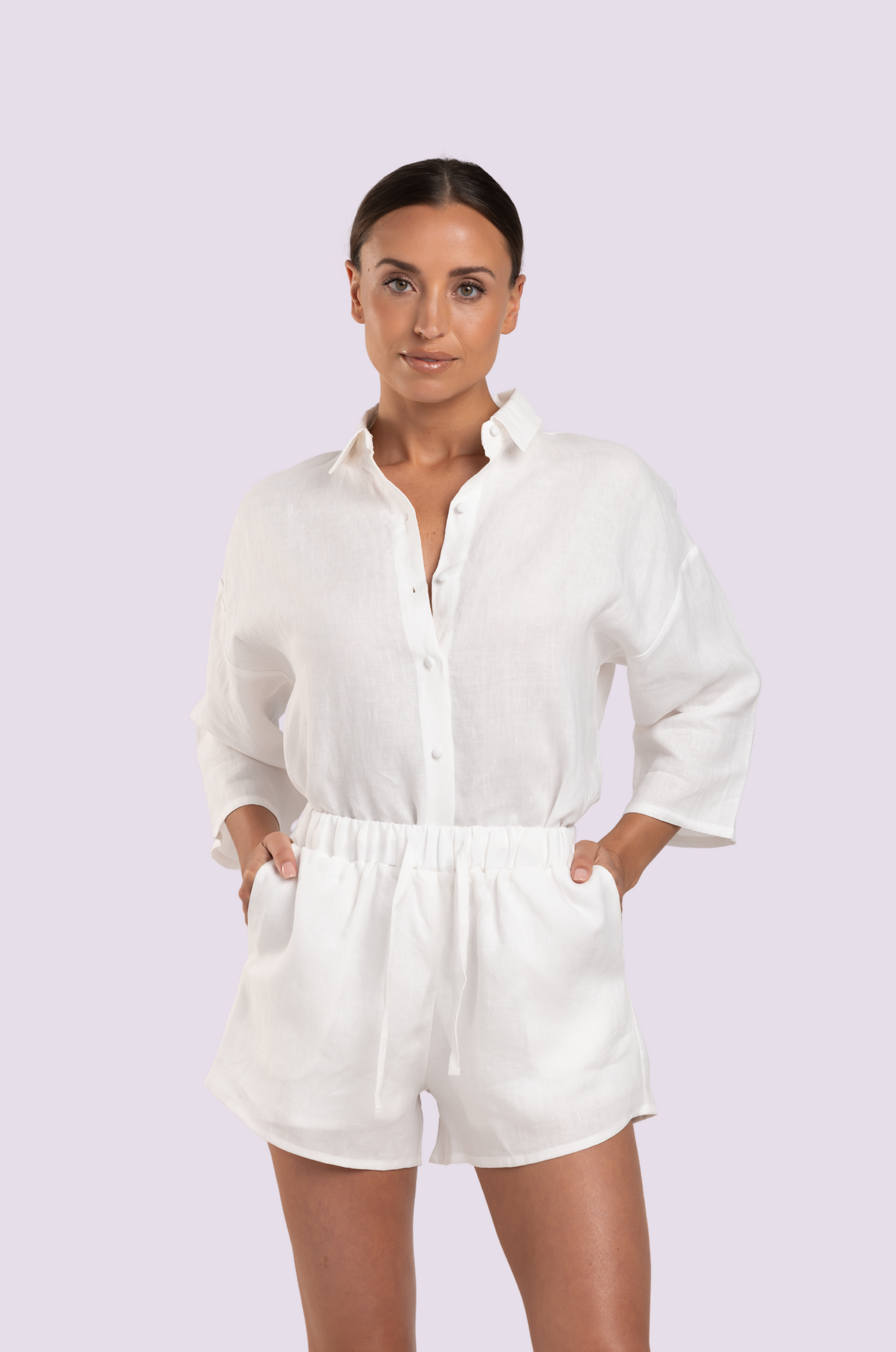 Rita Shirt - Linen Off White