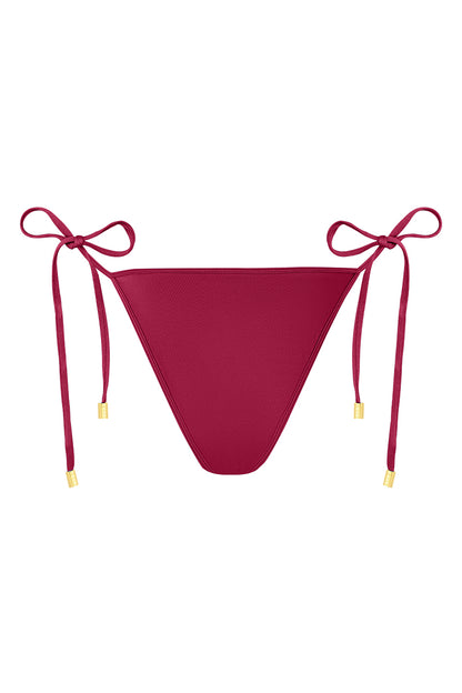 Camille Bottom - Burgundy - Medium Coverage