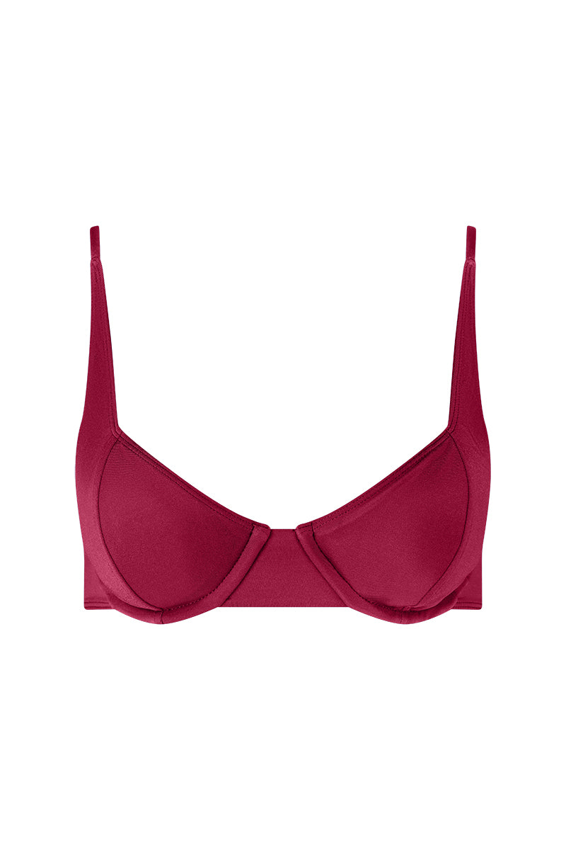 Catharina Top - Burgundy