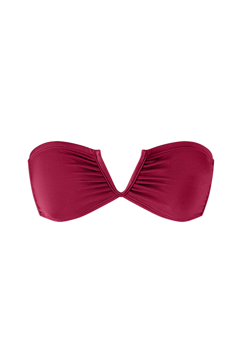 Elisabeth Top - Burgundy