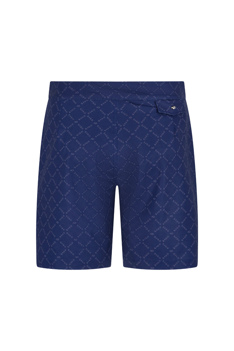 Men Swim Shorts - Leo Dark Blue