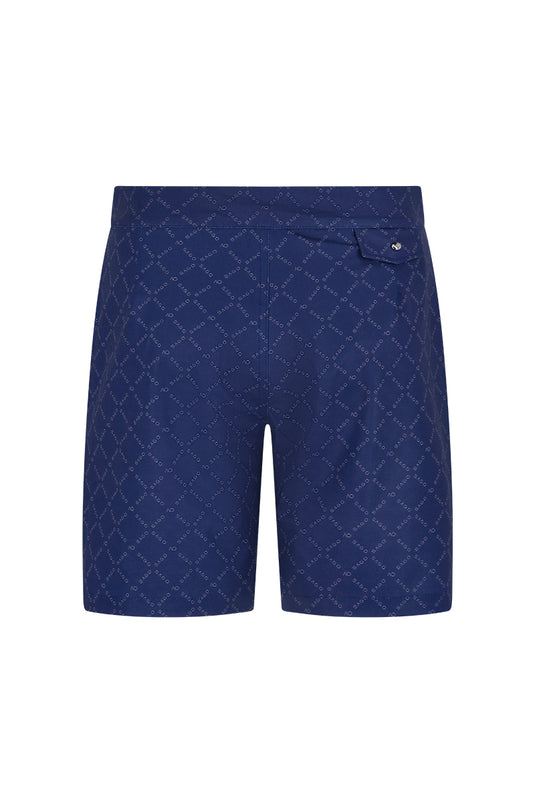 Men Swim Shorts - Leo Dark Blue