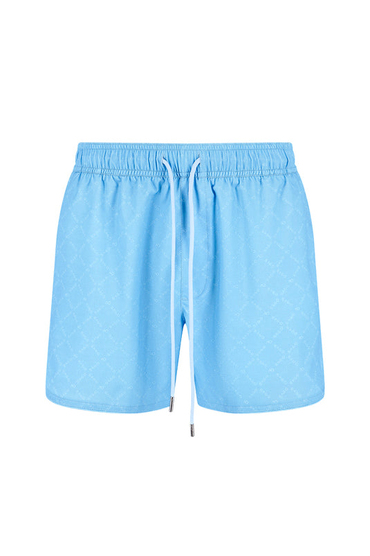 Men Swim Shorts - Henry Light Blue