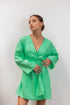 Julia Kimono - Linen Green