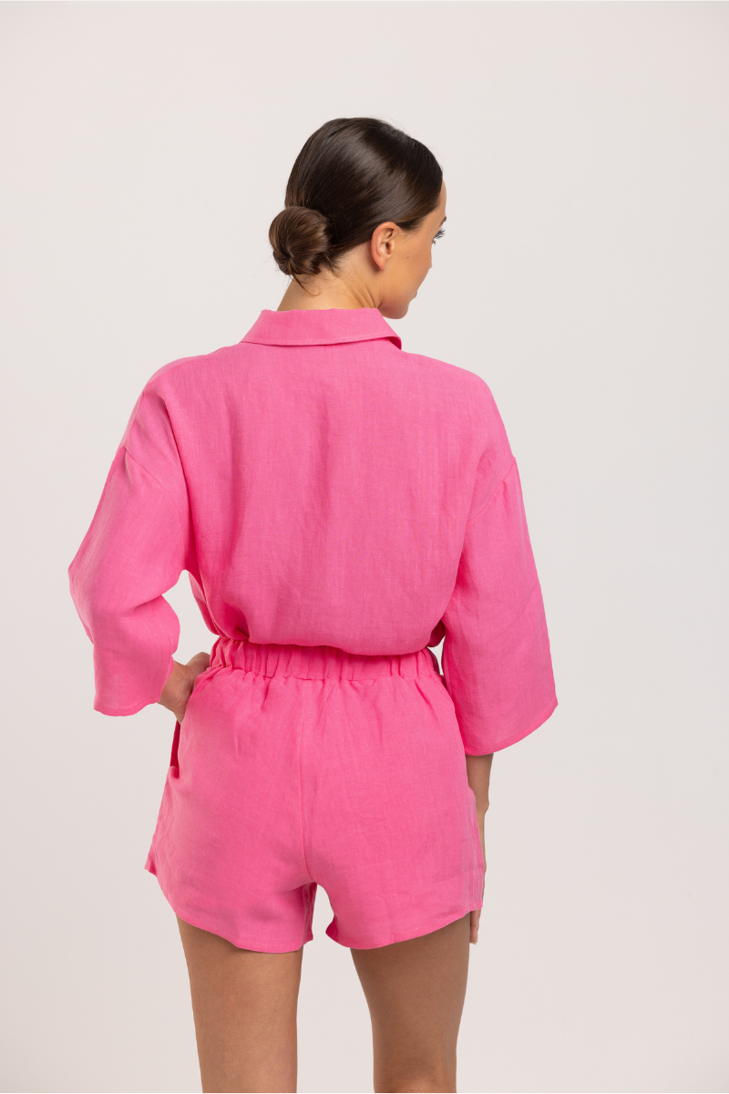 Rita Short - Linen Pink